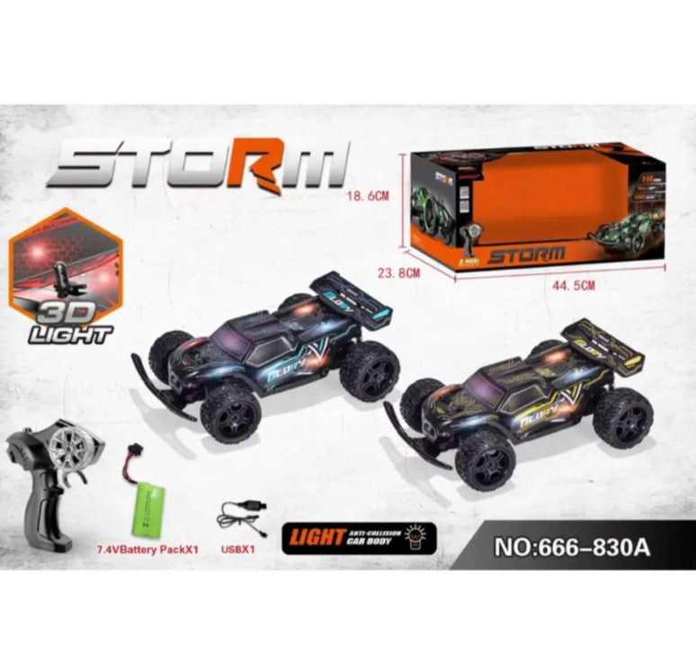 RC Monster Truck Toy for Kids Playtime Remote Control Car Off Road Vehicle Toys