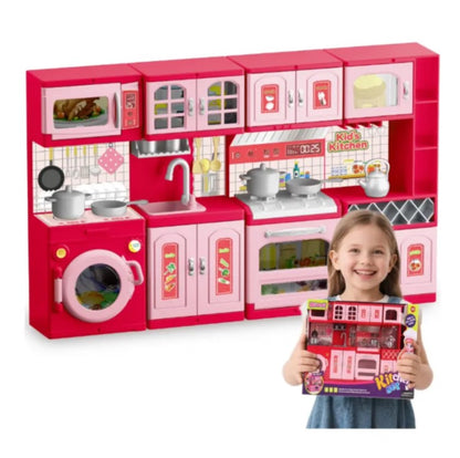 Mini Kitchen Play Set for Kids – Realistic Cooking Toy for Creative Fun