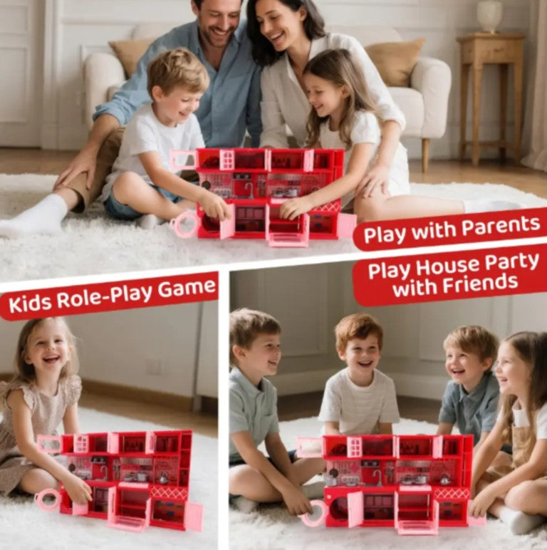 Mini Kitchen Play Set for Kids – Realistic Cooking Toy for Creative Fun