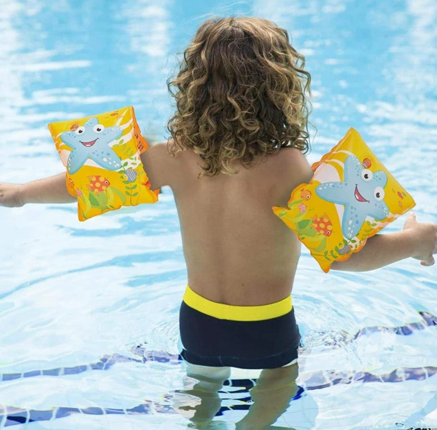 Intex Cute Marine Animals Fun & Colorful Arm Bands Inflatable Pool Toys for Kids