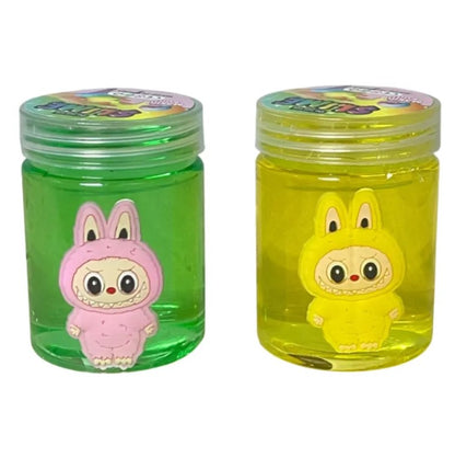 Crystal Mud with Small Doll for Kids - Soft Stretchy Toy Sparkling Diy Fun