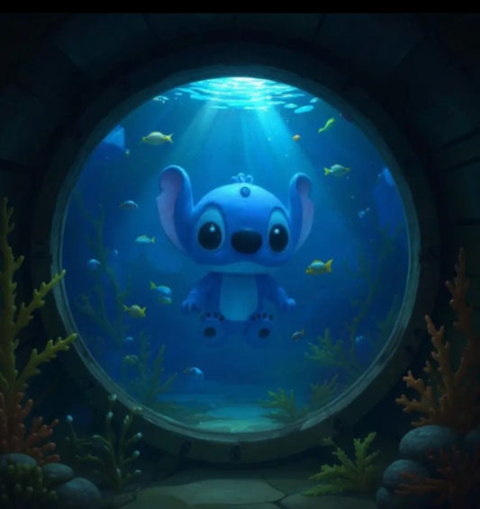 Crystal Clay Bucket with Stitch for Kids – Squishy Toy Creative & Colorful Play