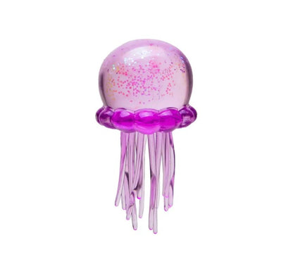Jelly Squish Glitter Jellyfish Squishy Toy with Stretchy Tentacles