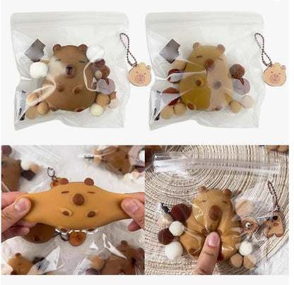 Capybaras Squeeze Toy - Taba Squishy Toys for Kids Stress Relief & Fun Play Set