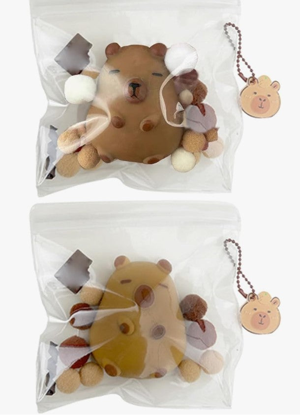 Capybaras Squeeze Toy - Taba Squishy Toys for Kids Stress Relief & Fun Play Set