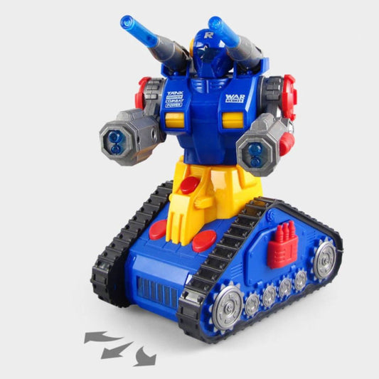 Smart robot warrior toy with lights and sounds electronic walking robot toy for kids futuristic interactive play