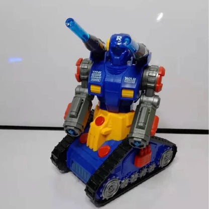 Smart robot warrior toy with lights and sounds electronic walking robot toy for kids futuristic interactive play
