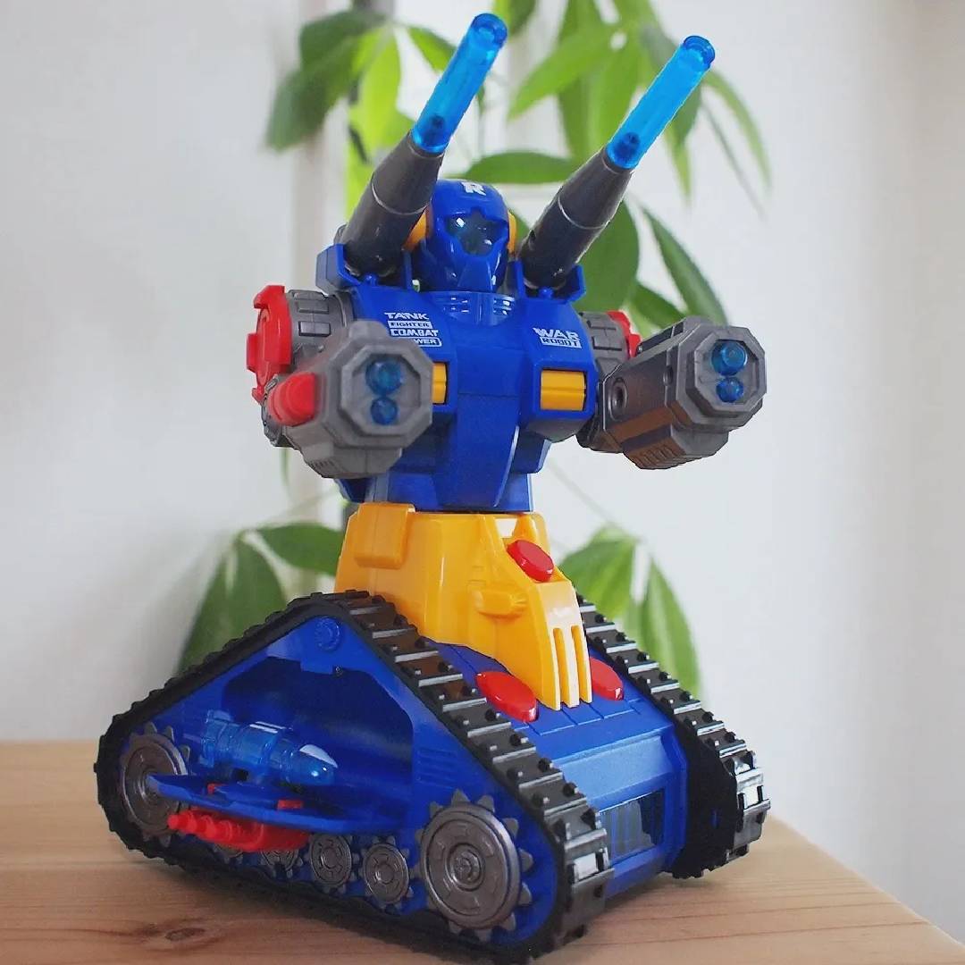 Smart robot warrior toy with lights and sounds electronic walking robot toy for kids futuristic interactive play