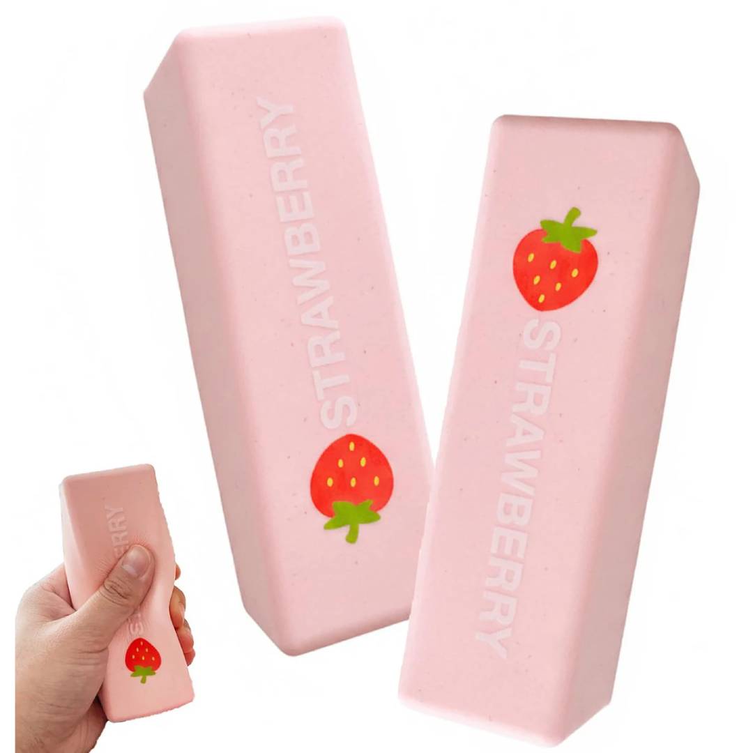 Strawberry Butter Slab Squishy 14cm Slow Rising Fidget Toy