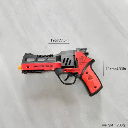 Toy Revolver Role Play Gun Revolving Action Pretend Play Costume Accessory