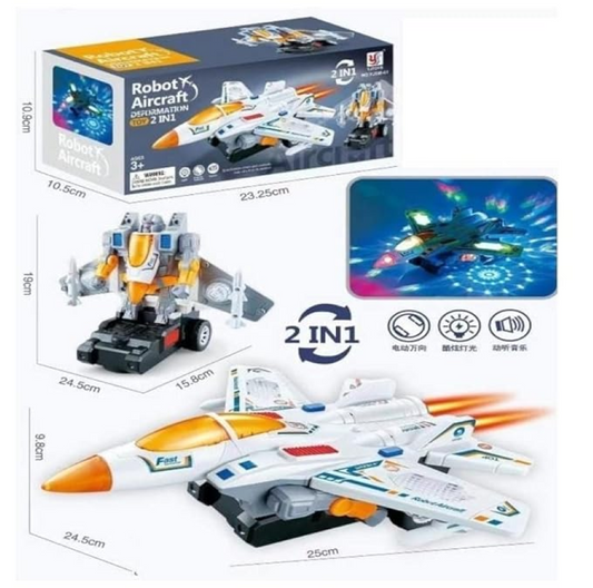 Jet Robot Toy - Transforming Fighter Jet Aircraft for Kids in the UK