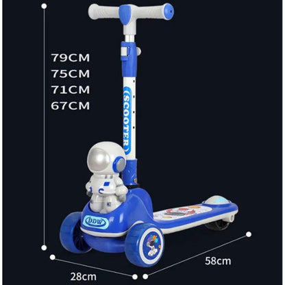 Robo Man 3 Wheel Scooter – Fun Ride-On Toy for Kids Ages 7 Boys & Girls