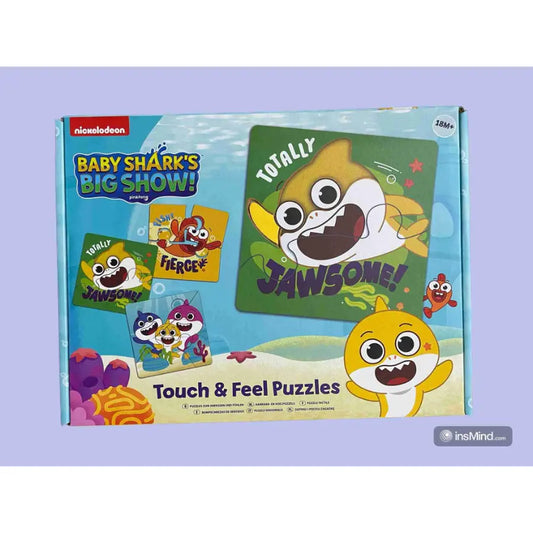 Baby Shark touch and feel puzzles set