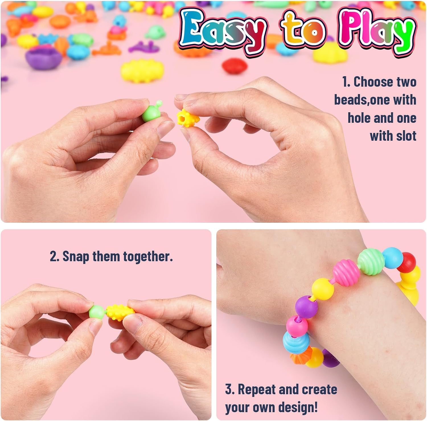 Bracelet making kit gift for girls UK