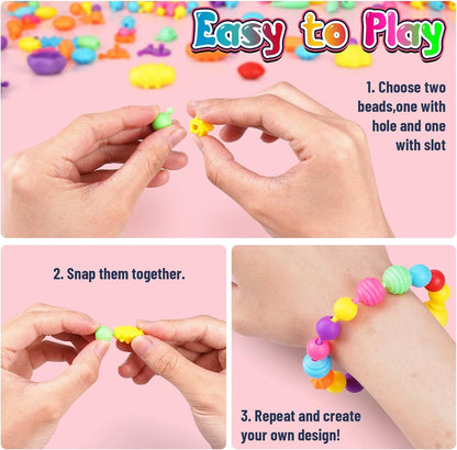 Bracelet making kit gift for girls UK