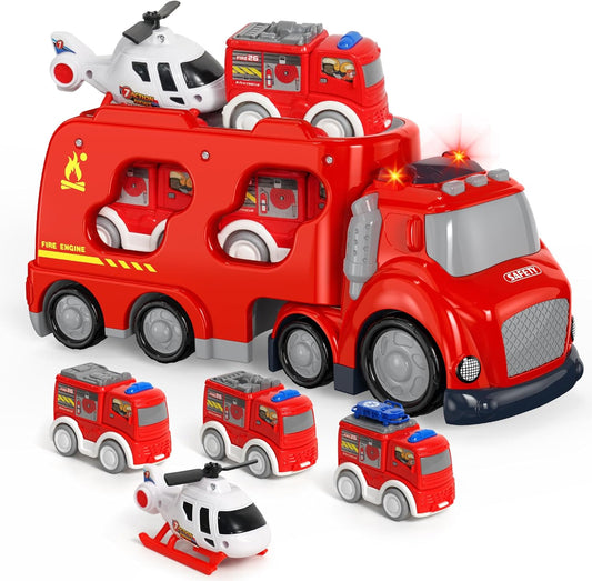 Fire truck toy for kids UK with lights and siren