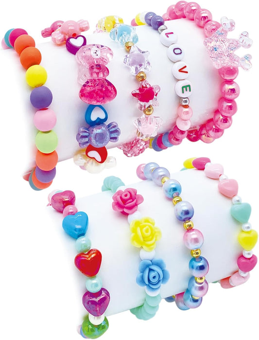 Jewellery making kit for kids UK beaded bracelet DIY set