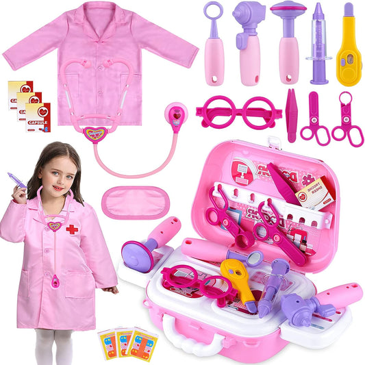 Kids doctor trolley set UK pretend medical toy