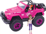 Pink Barbie Doll Car - Stylish Pink Convertible with Barbie Doll | Budget Store UK