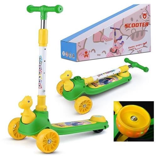 Dinosaur Scooter for KIds – Fun Ride-On Toy for Toddlers Boys Girls Outdoor Play