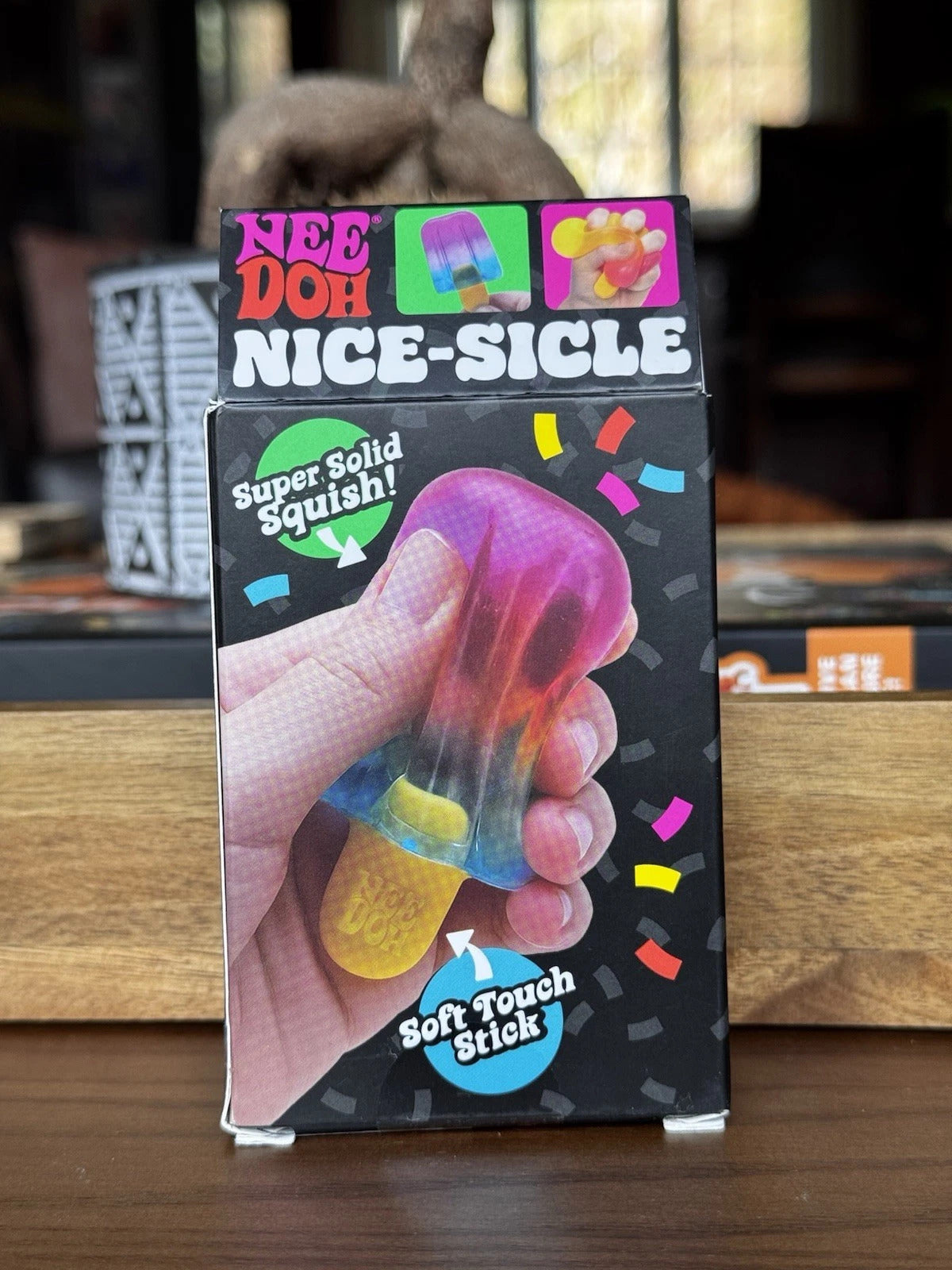 Ice Lolly Squishy Fidget Toy Solid Stress Relief Pocket Sensory To