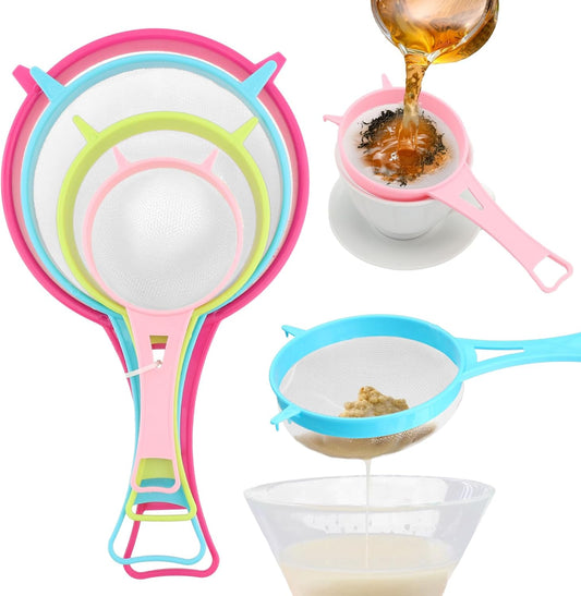 Tea strainer set UK reusable fine mesh filter